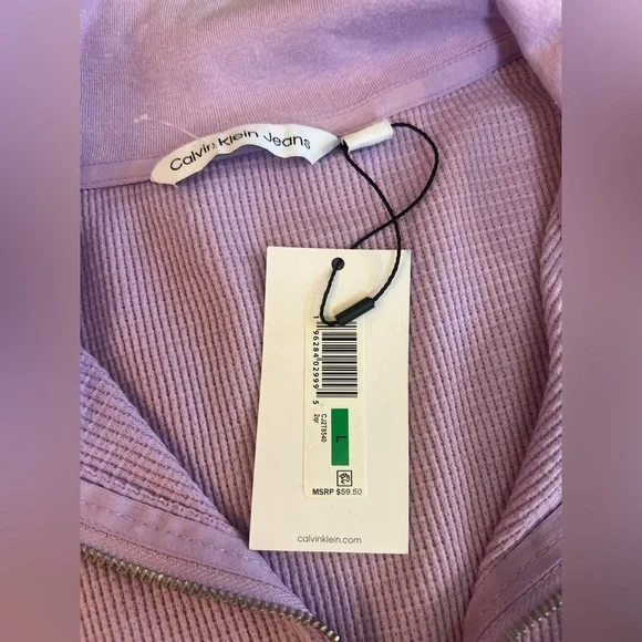 Calvin Klein Women's Waffle-Knit Half-Zip
Top - Picture 6 of 7